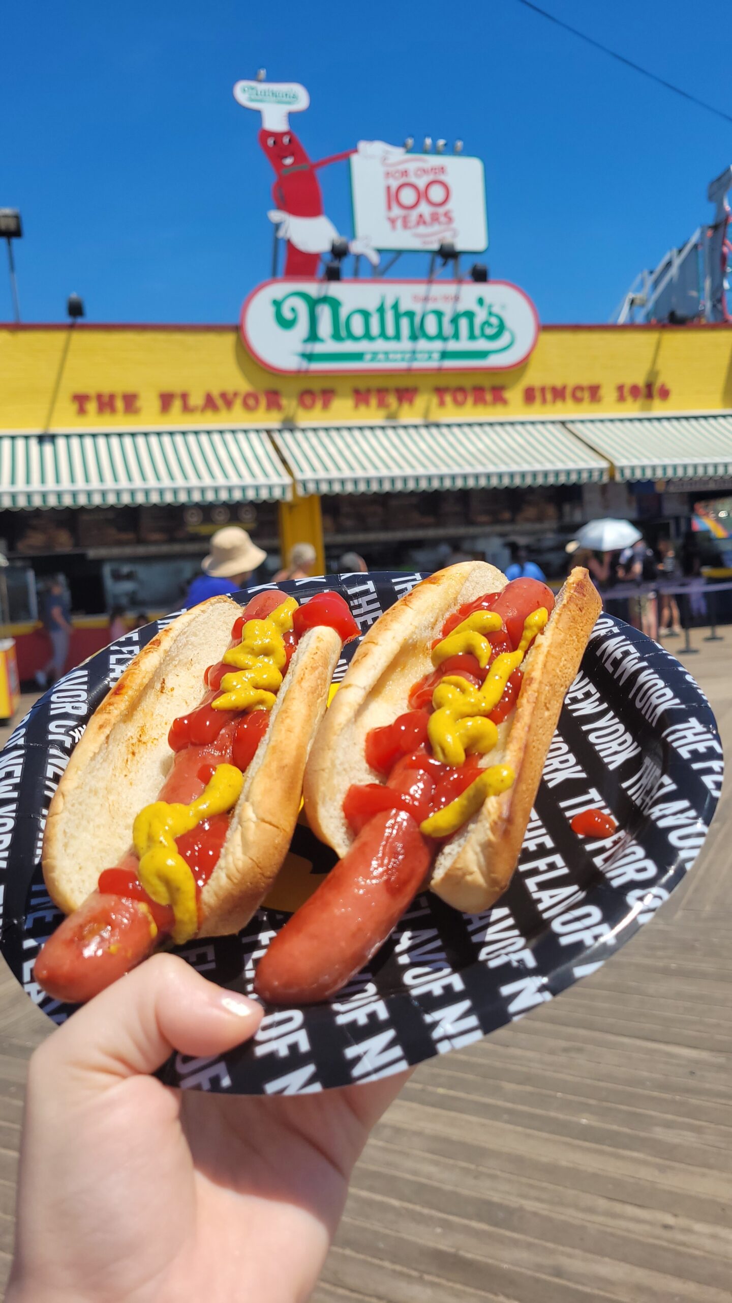 Hot dogs at coney island